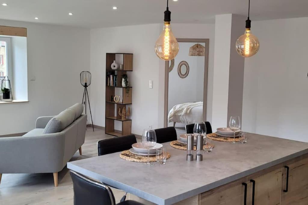 Superbe Appartement Neuf Et Cosy 77 M2 Villers-le-Lac Eksteriør billede